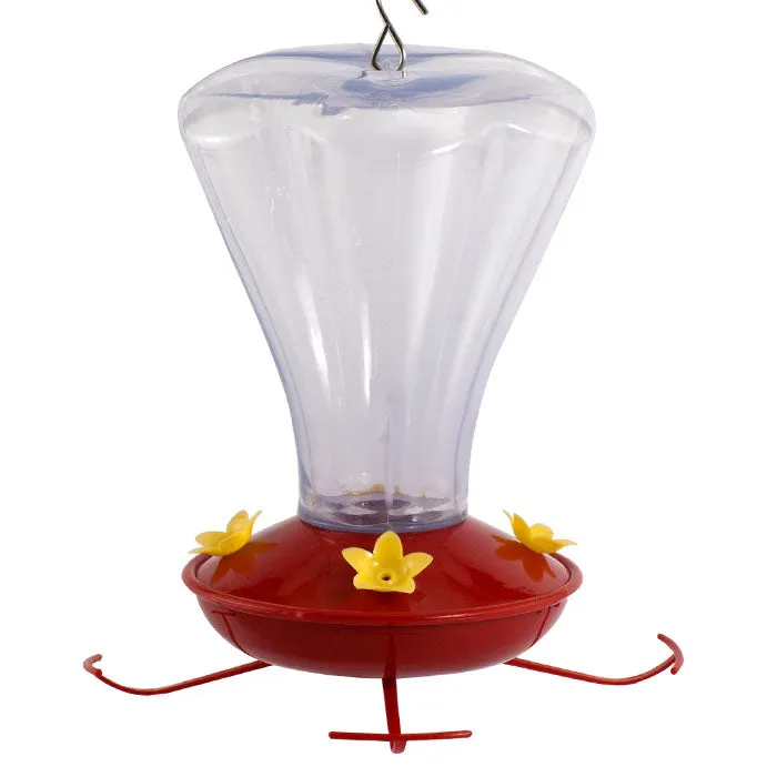 24 oz. Plastic Trumpet Flower Hummingbird Feeder