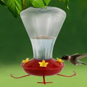 24 oz. Plastic Trumpet Flower Hummingbird Feeder