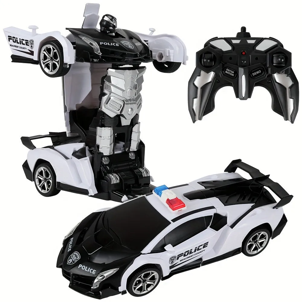 24Ghz Remote Control Transforming RC Car Robot  Perfect Gift