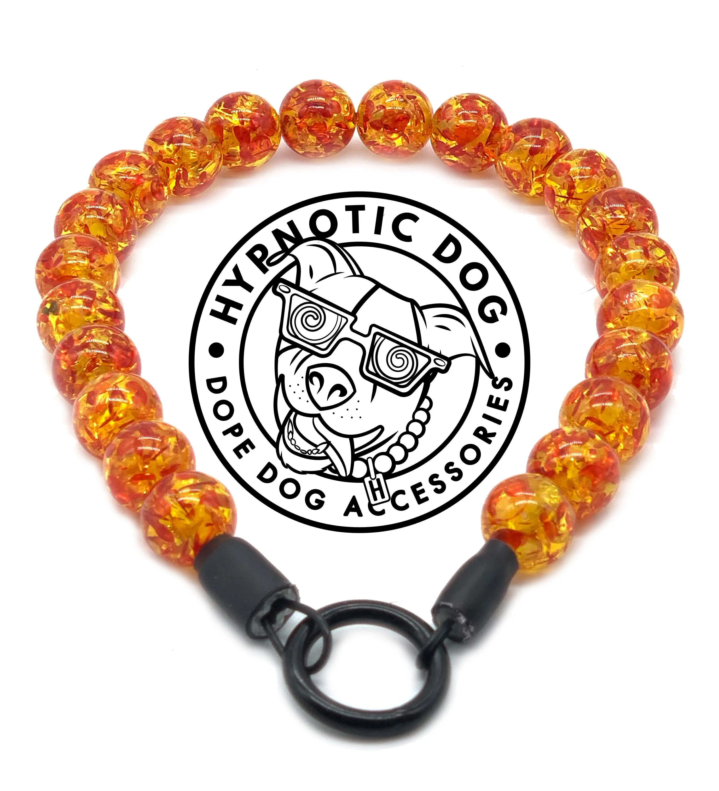 Amber Empress Resin Bead Collar