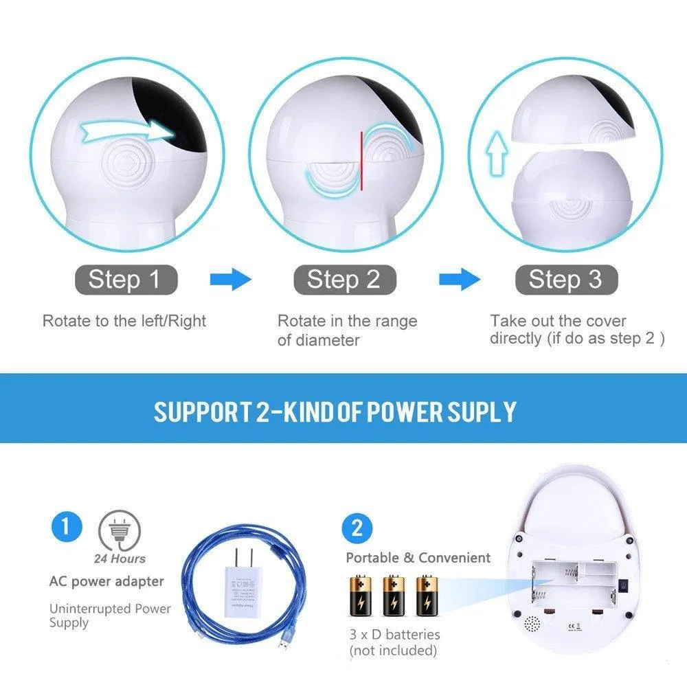 Automatic Camera Record and Voice Support Cat Feeder