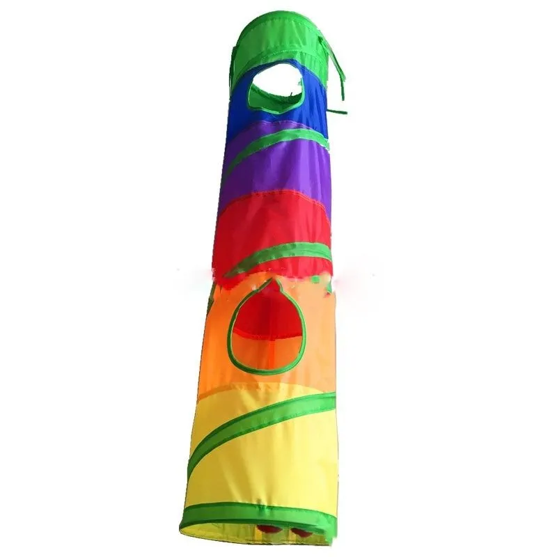 Colorful Pet Cat Tunnel Toy