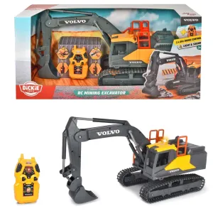 Dickie Toys Volvo Remote Control Light & Sound Mining Excavator
