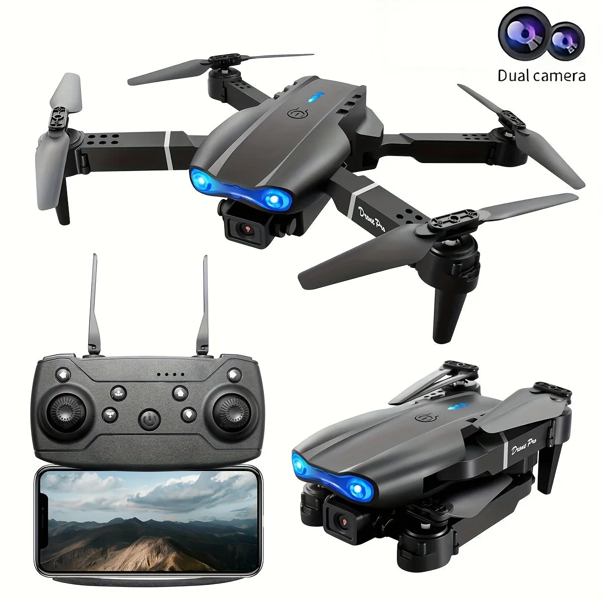 E99 Foldable Drone Affordable RC Quadcopter with Camera