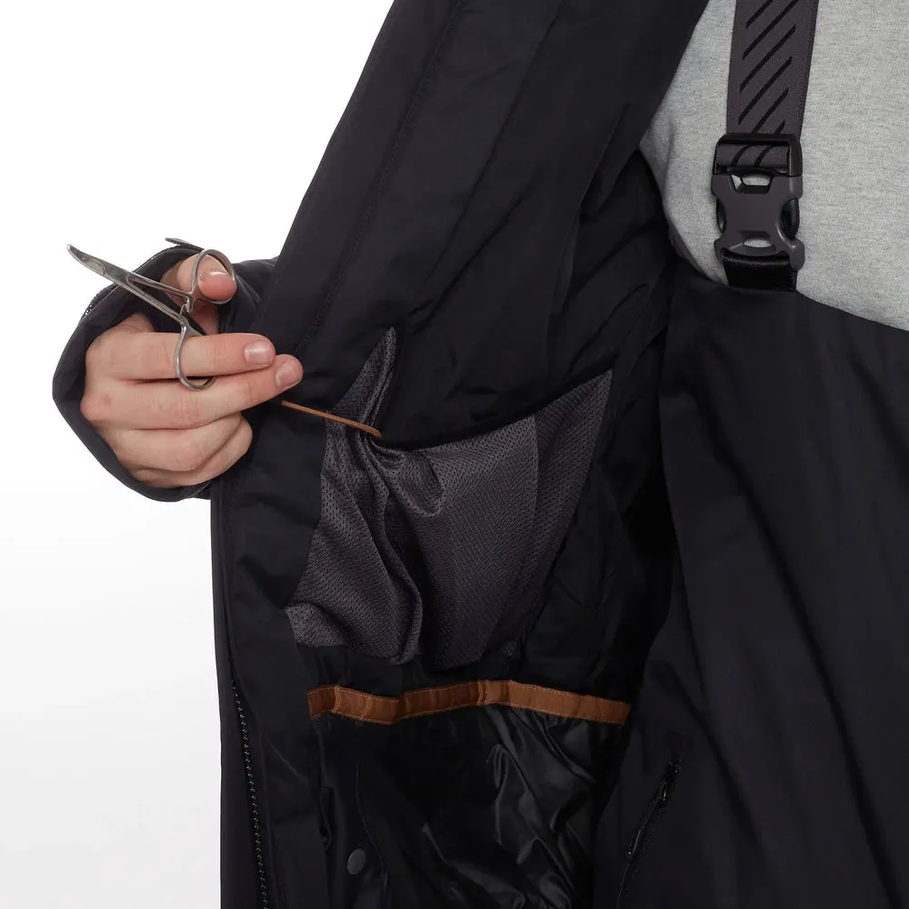 FHM Guard Waterproof Insulated Winter Jacket Black 20000 mm