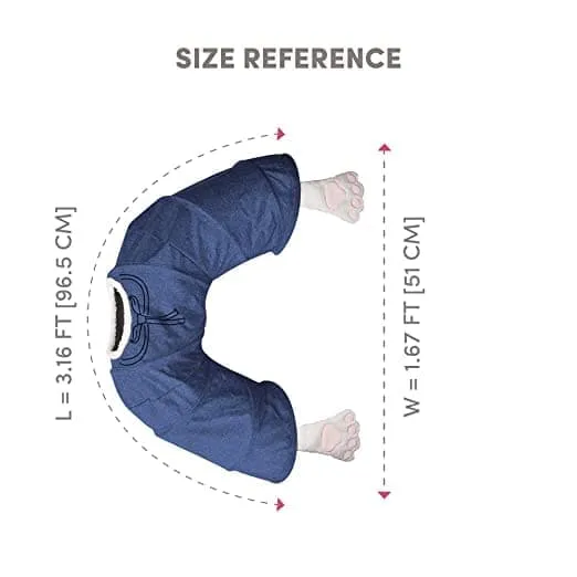 Fofos Catboy Tunnel Half Donut for Cats (Blue)