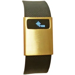 Funktional Wearables BASICCOVER-BRGLD Basic Cover for Fitbit Charge-Charge HR (Brushed Gold)