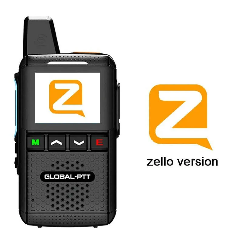 Global-ptt MX2 android walkietalkie zello 4G poc Wireless set mini two way radio long range communicator 4g 100 km GPS wifi