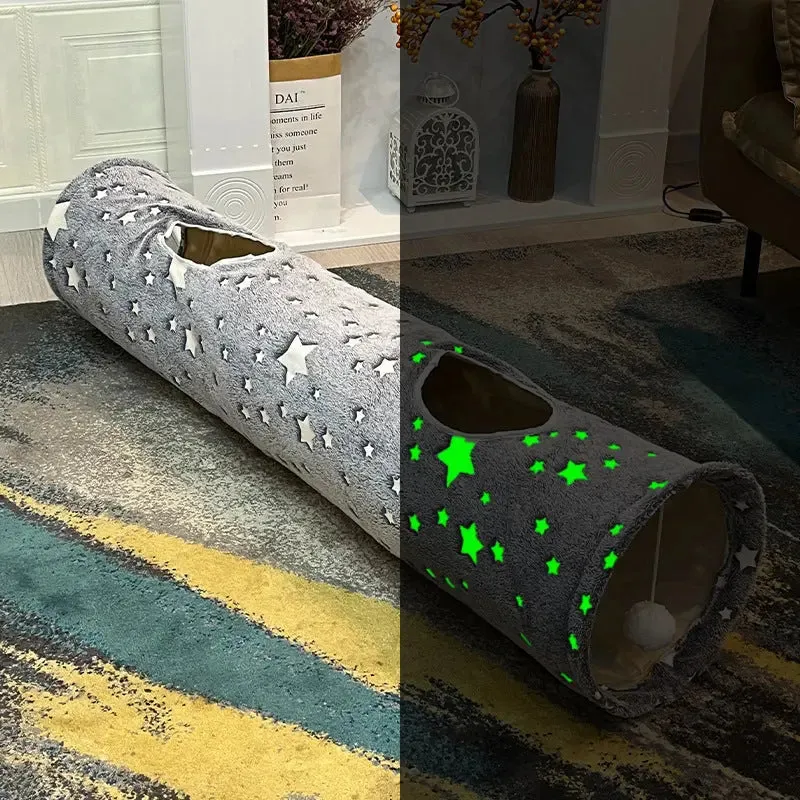 Glow In The Night Of Rolling Dragon Cat Tunnel