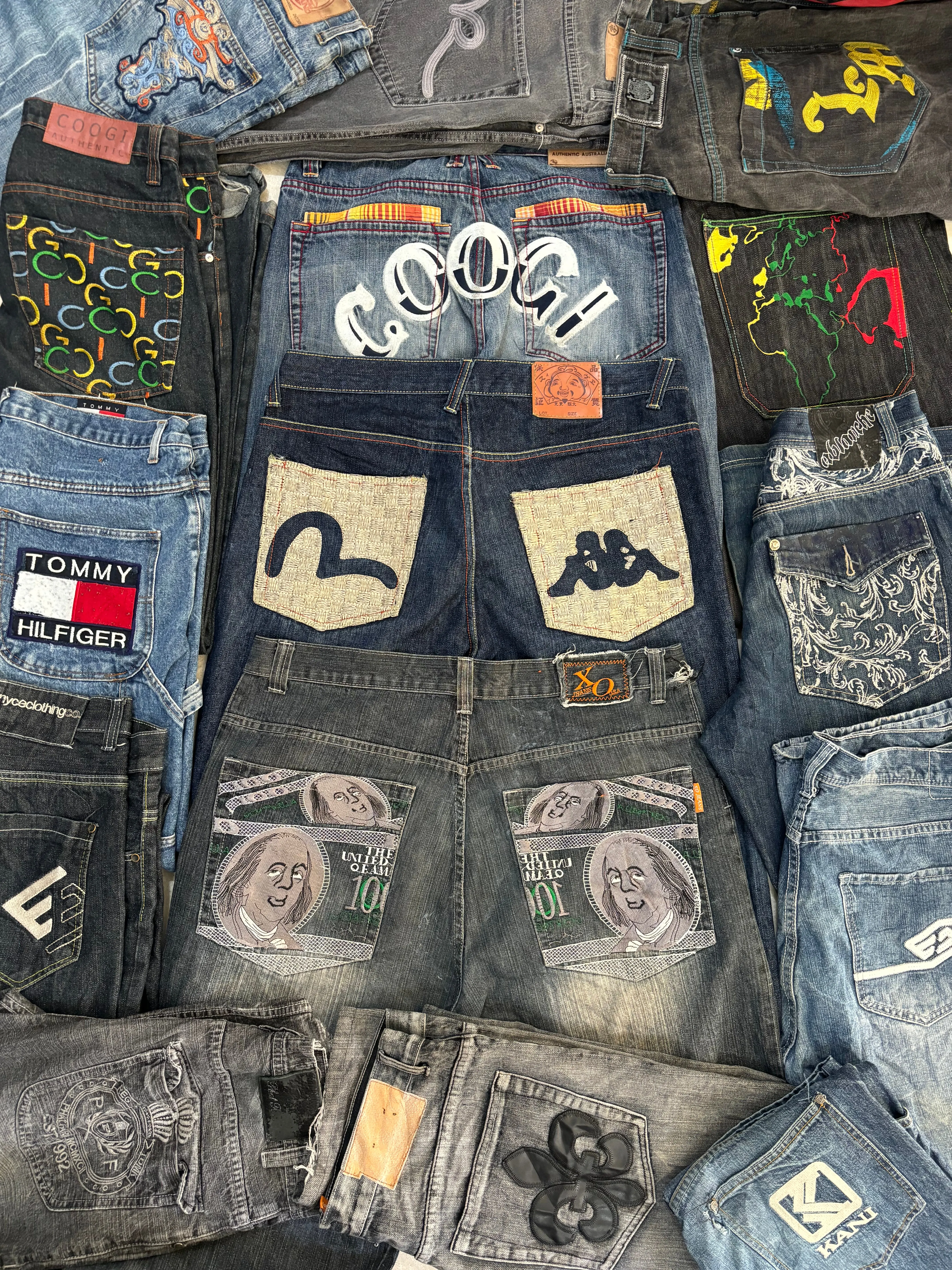 Hip Hop Y2k Baggy Jeans 50 pcs