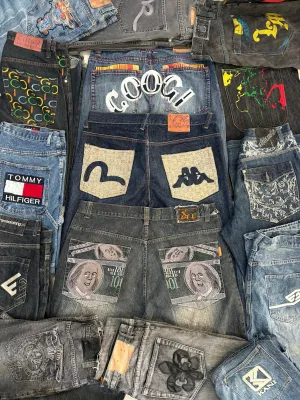Hip Hop Y2k Baggy Jeans 50 pcs