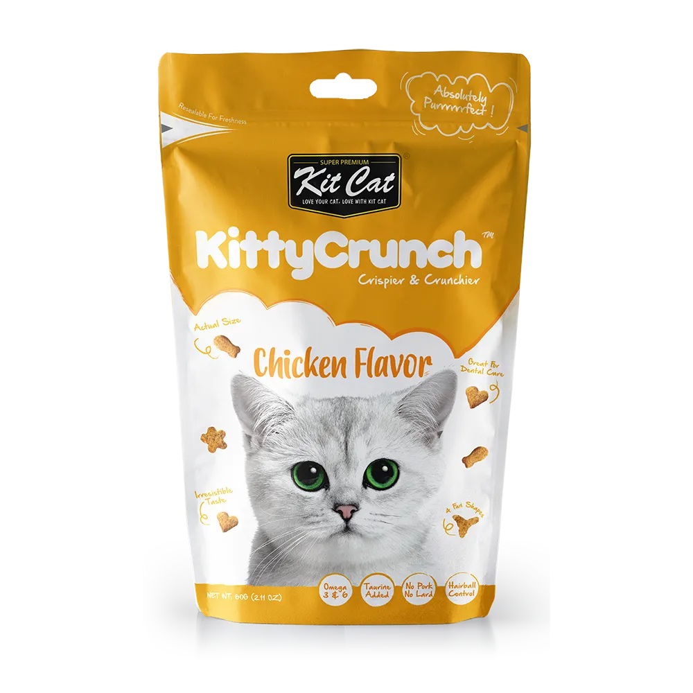 KitCat KittyCrunch Cat Bites Chicken Flavor 60g