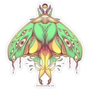 Luna Moth, Vinyl Sticker