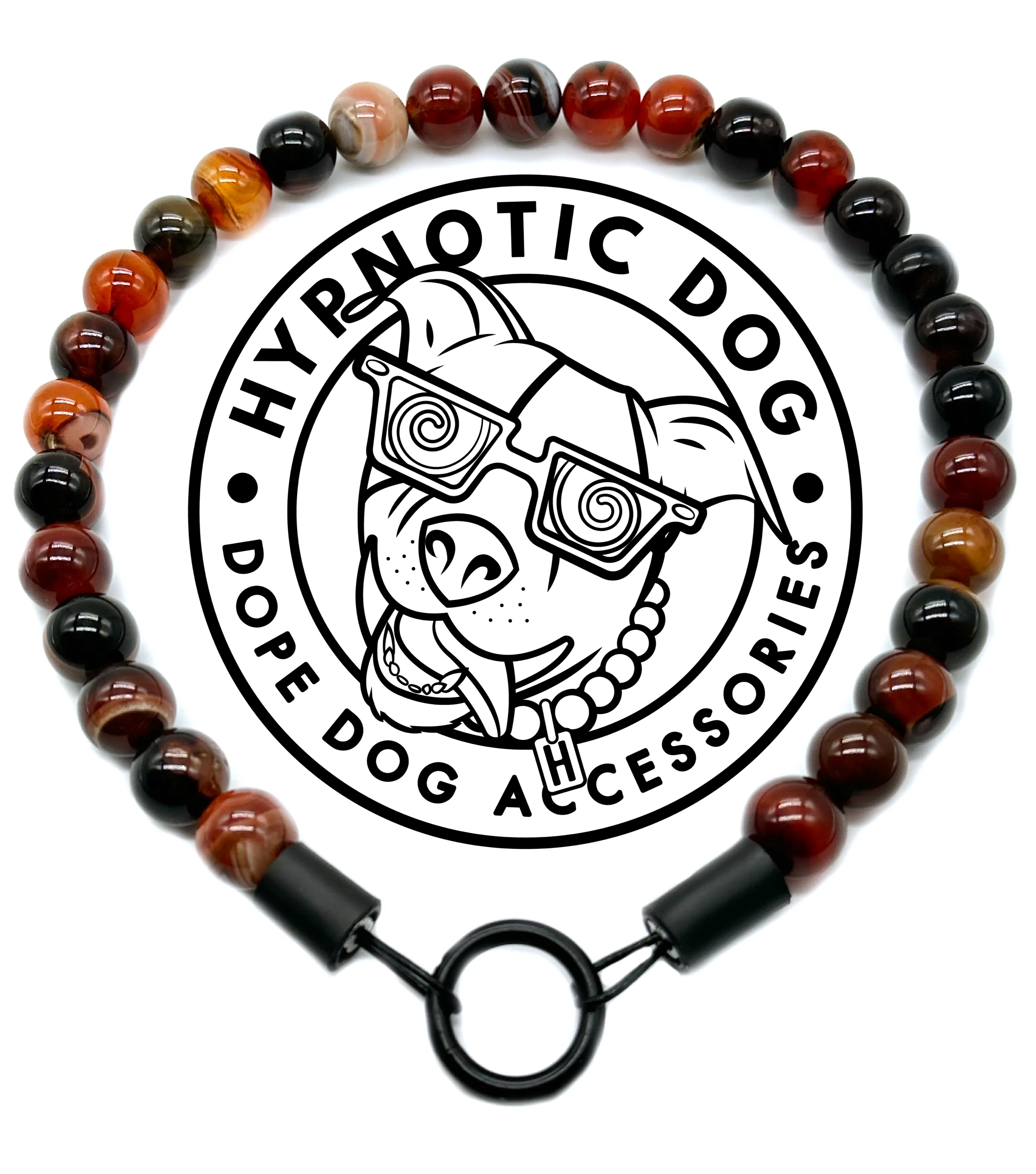 Mahogany Agate Semi-precious Gem Bead Collar
