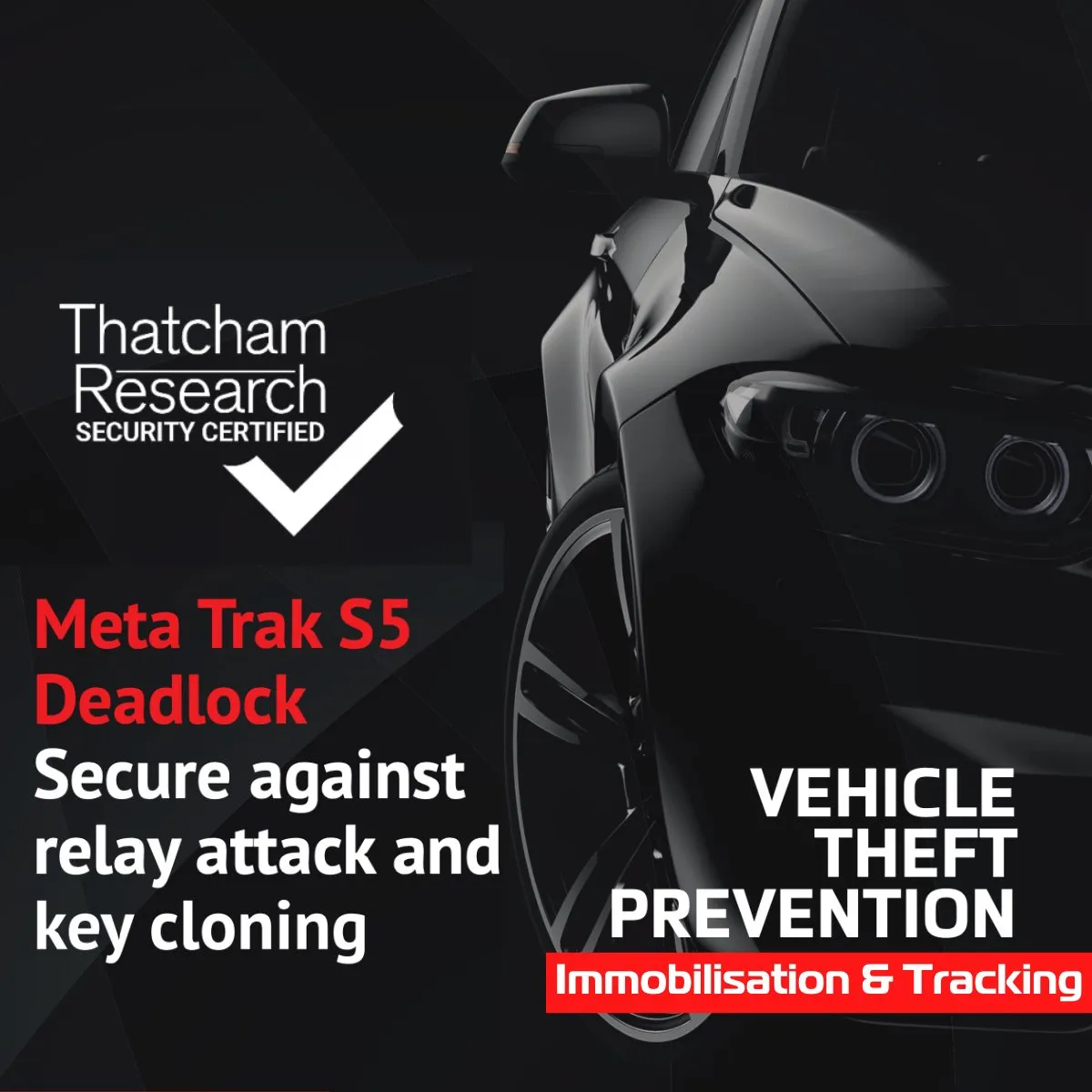 Meta Trak S5 Deadlock Pro (w/OBD Immobiliser)
