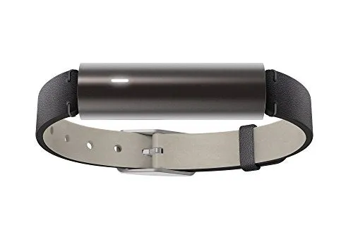 Misfit Ray - Fitness   Sleep Tracker with Black Leather Band (Carbon Black)