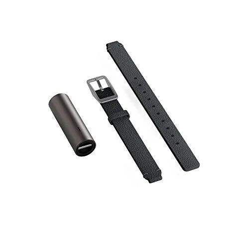 Misfit Ray - Fitness   Sleep Tracker with Black Leather Band (Carbon Black)