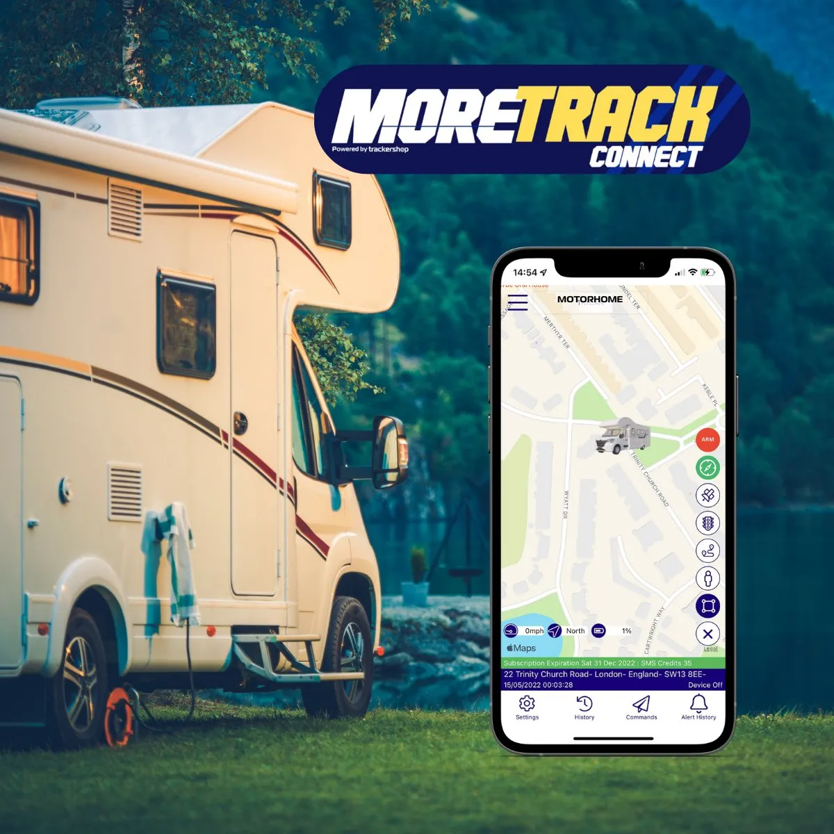 MoreTrack Motorhome Vehicle Tracker
