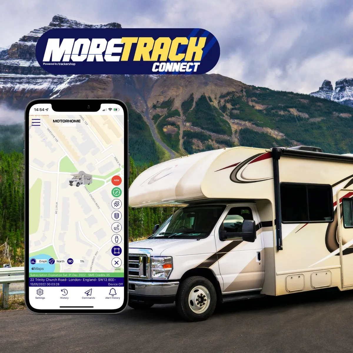 MoreTrack Motorhome Vehicle Tracker