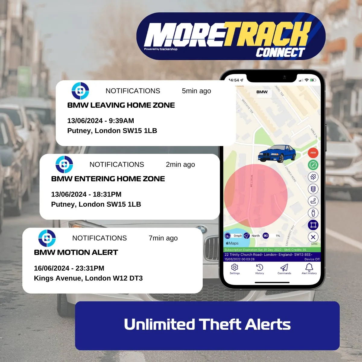 MoreTrack Security Vehicle Tracker