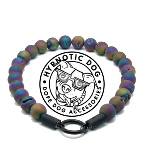 Multicolor Druzy Agate Semi-precious Gem Bead Collar