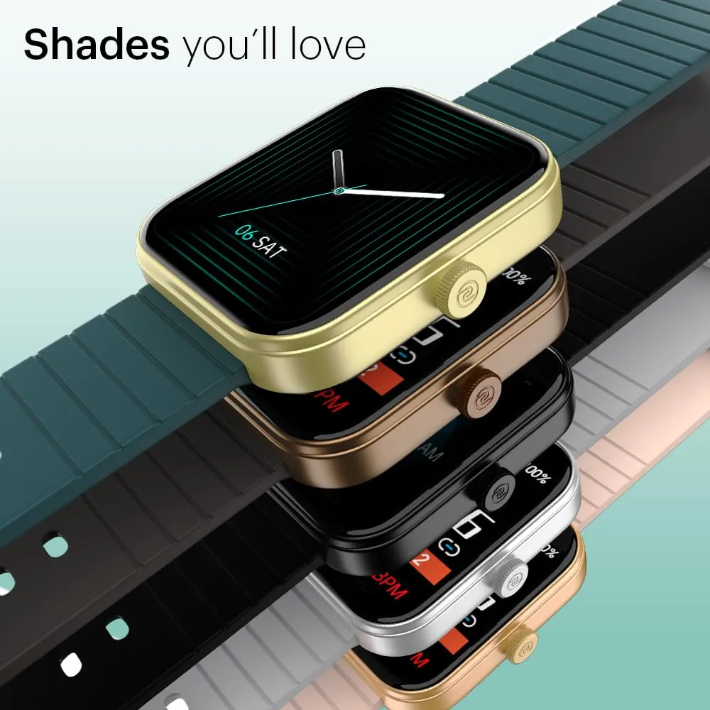 Noise Newly Launched ColorFit Pulse 3 with 1.96" Biggest Display Bluetooth Calling Smart Watch, Premium Build, Auto Sport Detection & 170  Watch Faces Smartwatch for Men & Women (Silver Grey)