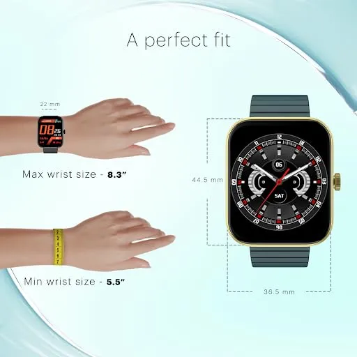 Noise Newly Launched ColorFit Pulse 3 with 1.96" Biggest Display Bluetooth Calling Smart Watch, Premium Build, Auto Sport Detection & 170  Watch Faces Smartwatch for Men & Women (Silver Grey)