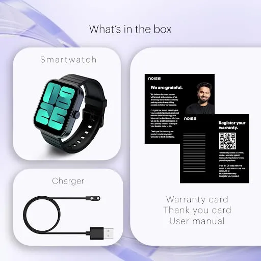 Noise Newly Launched ColorFit Pulse 3 with 1.96" Biggest Display Bluetooth Calling Smart Watch, Premium Build, Auto Sport Detection & 170  Watch Faces Smartwatch for Men & Women (Silver Grey)