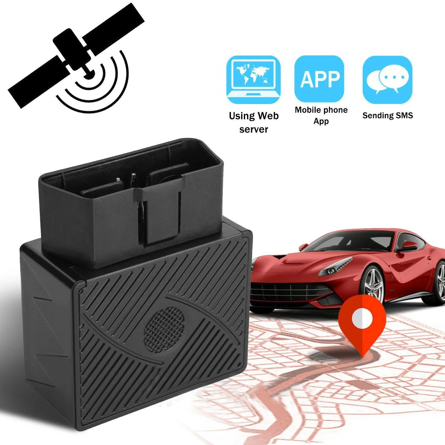 OBD GPS GPRS Tracker Real Time Vehicle Tracking Device for Car Truck Locator