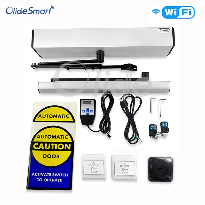 Olide DSW120 Smart Automatic Swing Door Opener, Phone APP Control Electric Door Closer