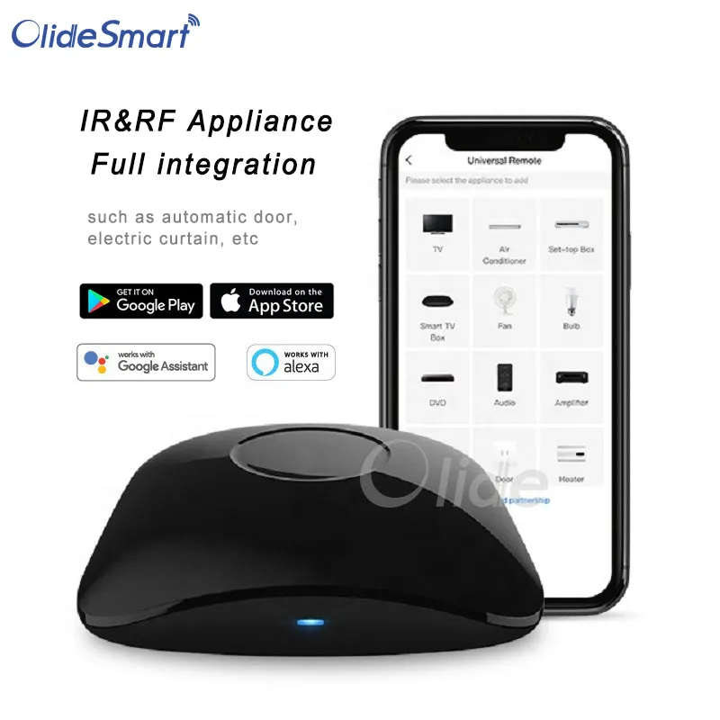 Olide DSW120 Smart Automatic Swing Door Opener, Phone APP Control Electric Door Closer