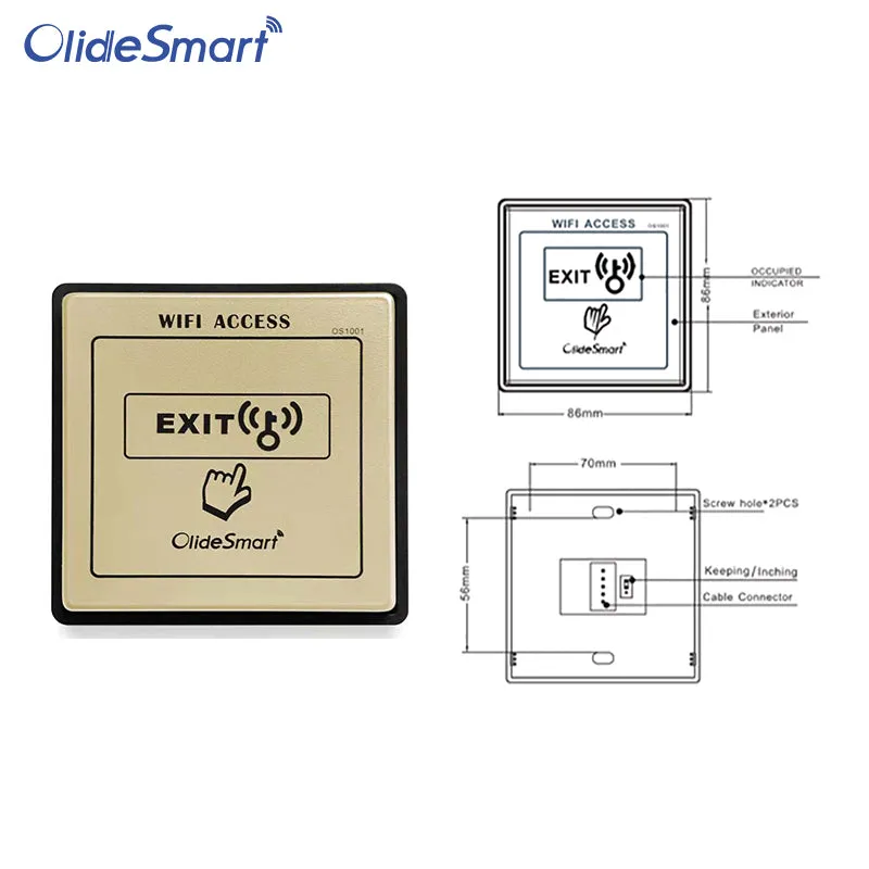 OS1001 Automatic Door Wifi Switch Work With Alexa, Google Home