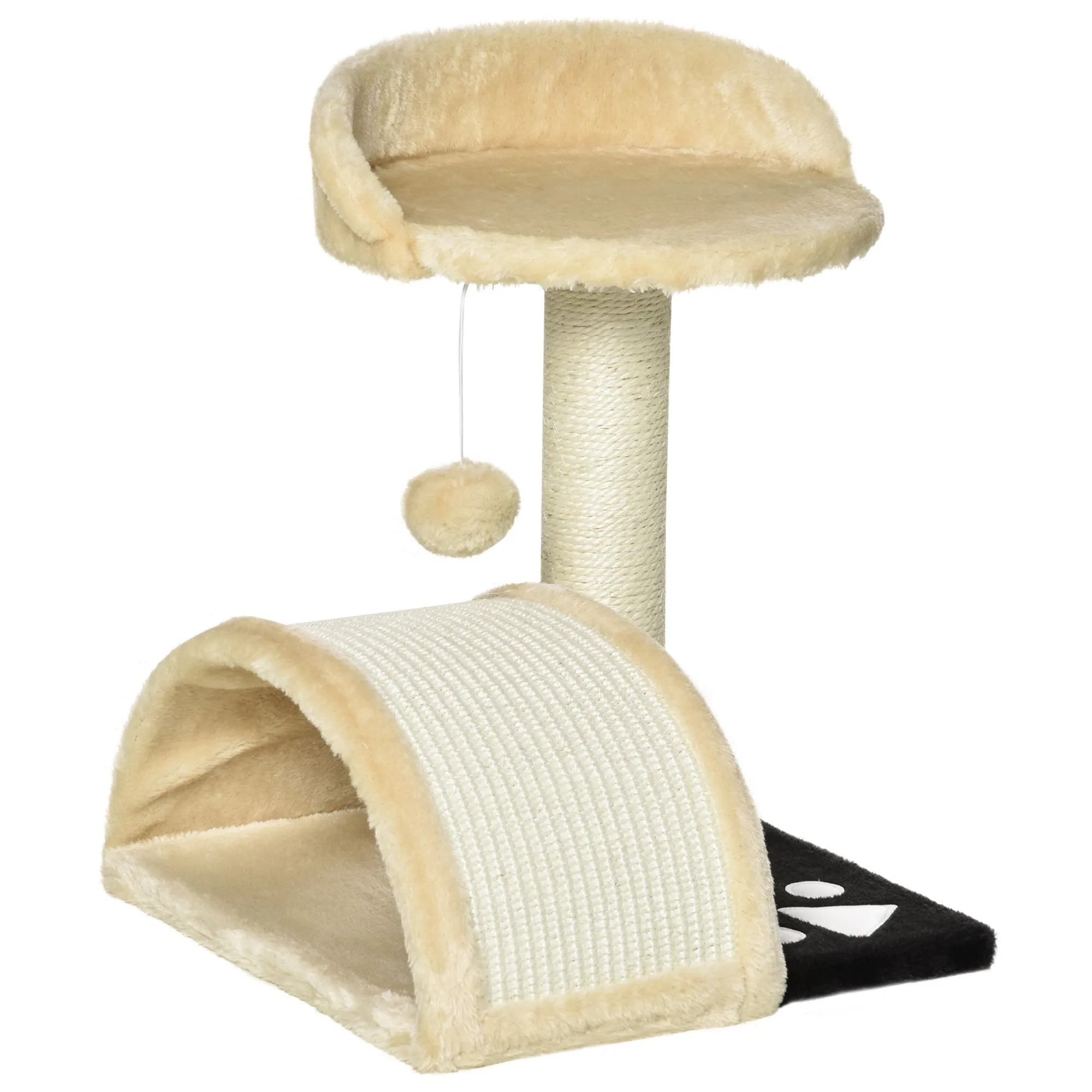 PawHut Cat Tree Kitten Scratching Scratcher Cosy Sisal Home Play Rest Activity
