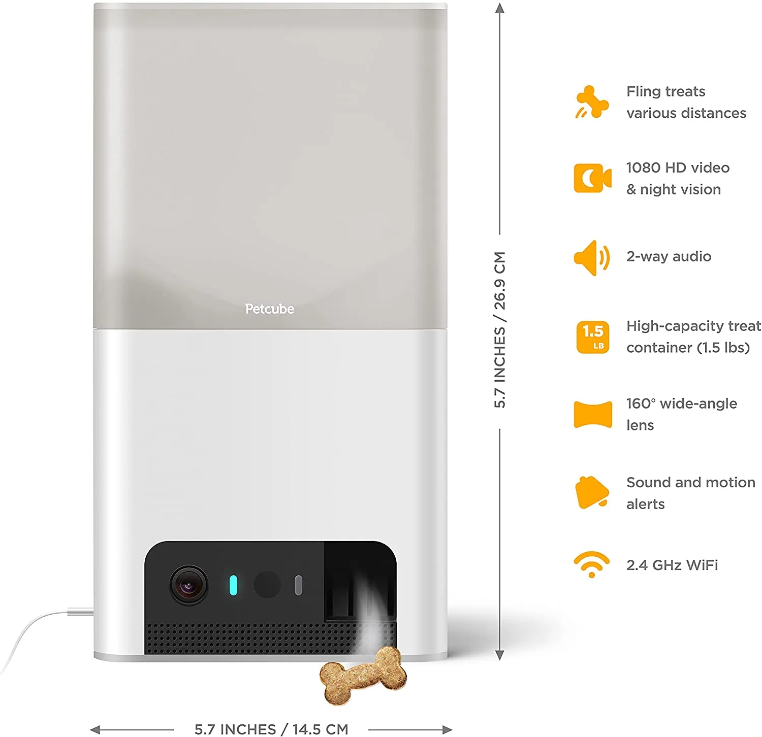 Petcube Bites 2 Lite Pet Camera and Treater