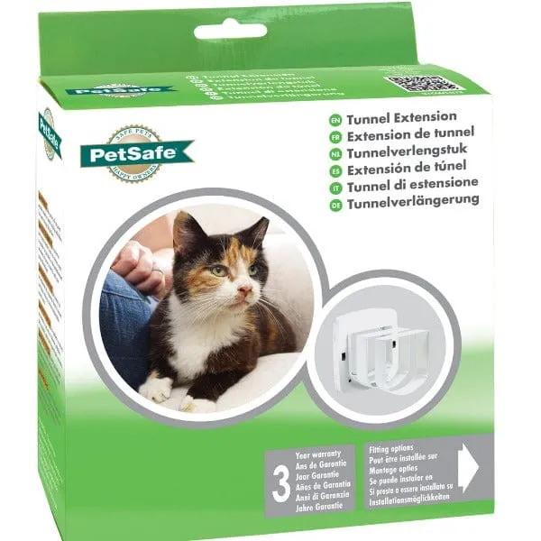 PetSafe Magnetic 4-Way Locking Cat Flap Extension Tunnel