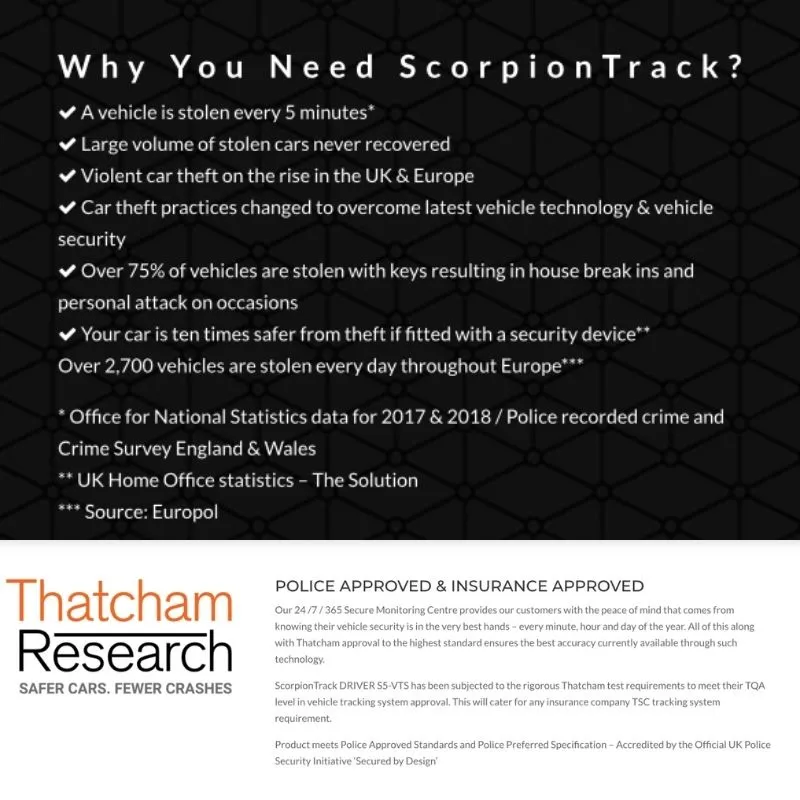 ScorpionTrack Motorhome S7