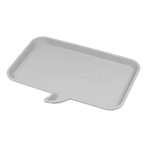 Small "FEED ME" Feeding Mat for Dog or Cat, Light Gray