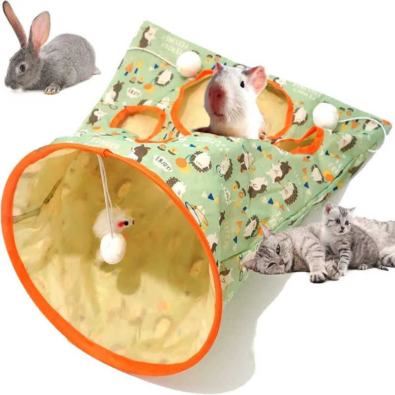 Steel Ring Cat Tunnel Toy