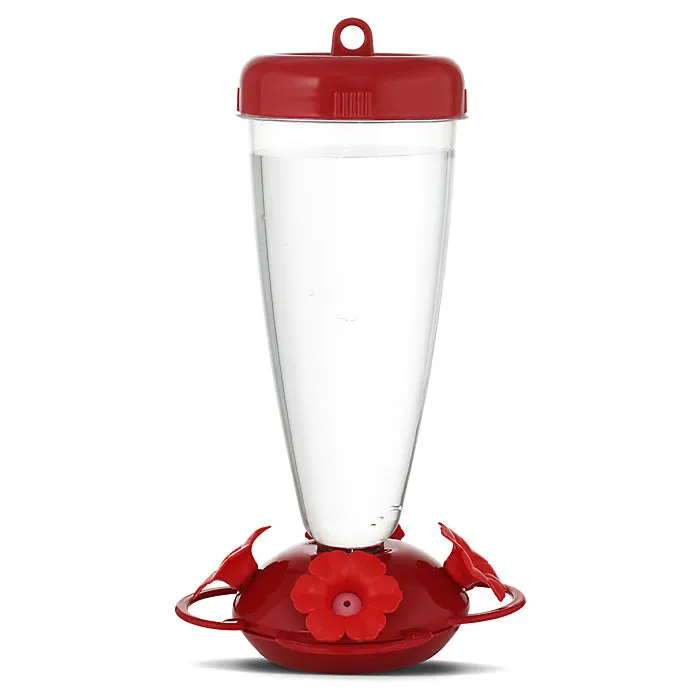 Top Fill Red Petunia Flower Hummingbird Feeder