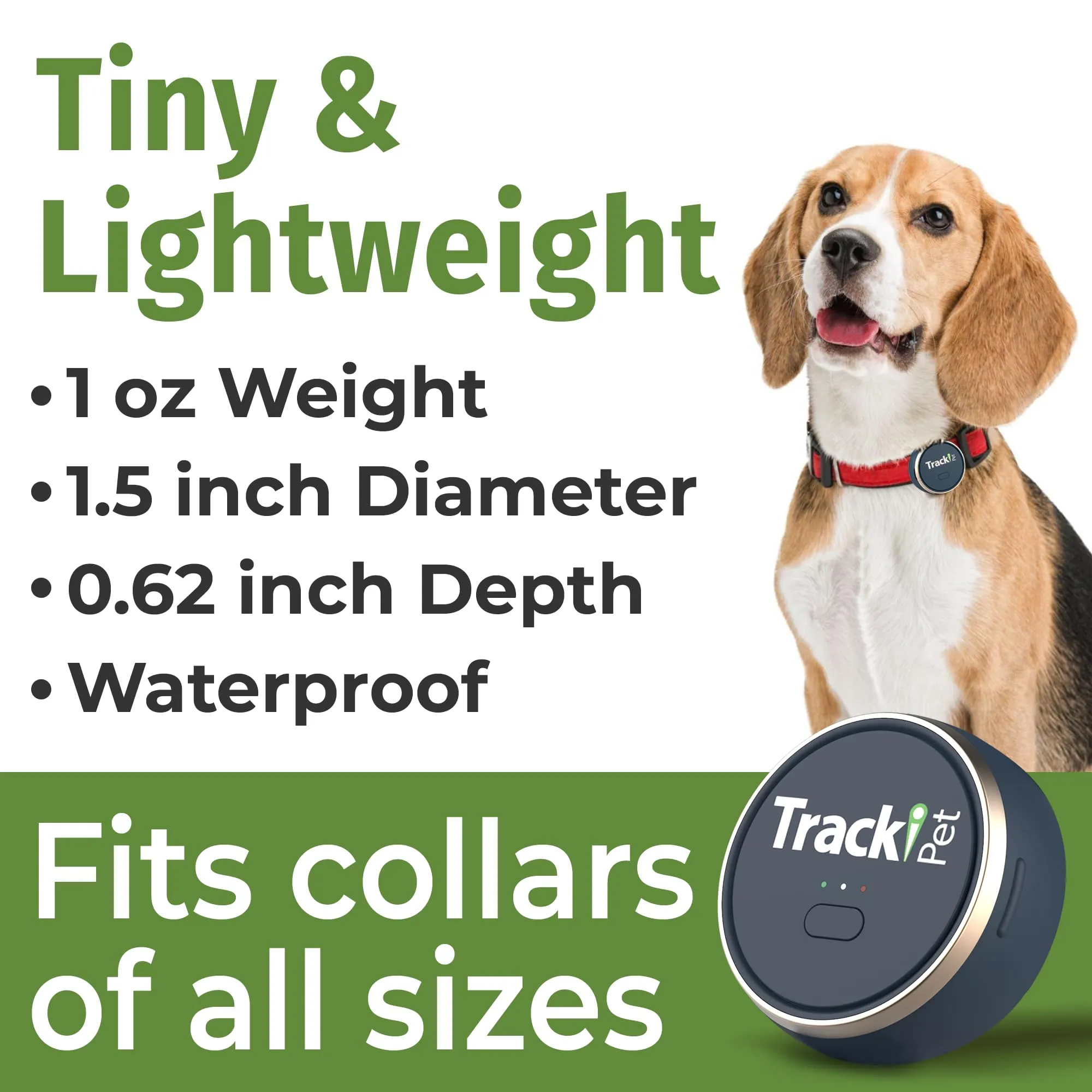 Trackipet 2024 4G Model Mini Pet GPS Tracker