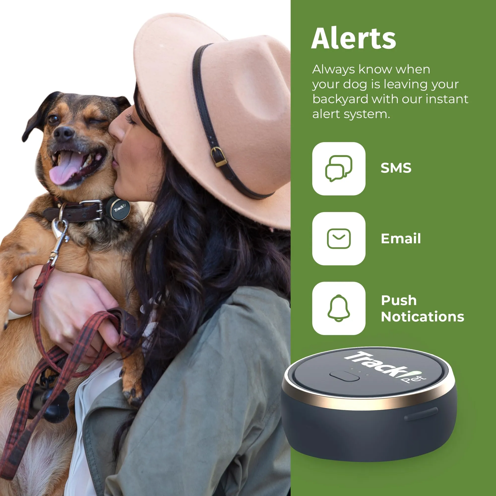 Trackipet 2024 4G Model Mini Pet GPS Tracker