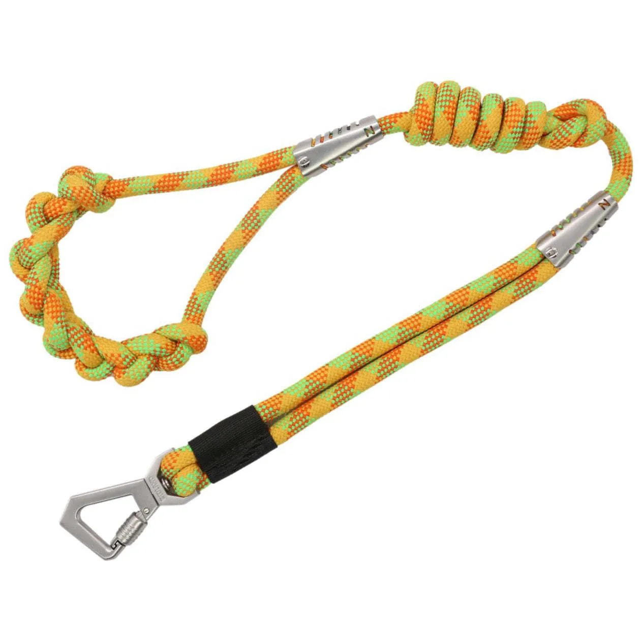 Training Dog Leash with Unique Knot-Gripped Handle Straps