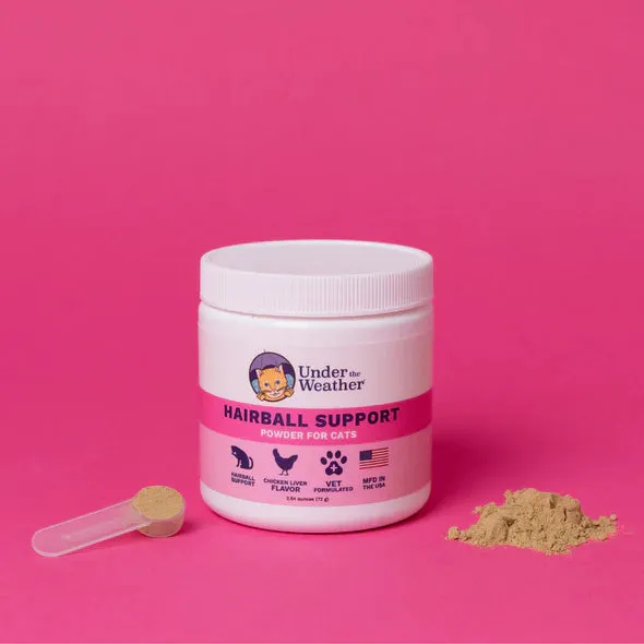 Under the Weather Hairball Support Powder for Cats 72g