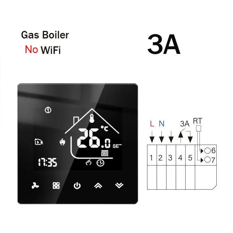 WiFi Smart Thermostat Temperature Controller Electric Floor Heating TRV Water Gas Boiler Remote Control ByTuya Alexa Google Home
