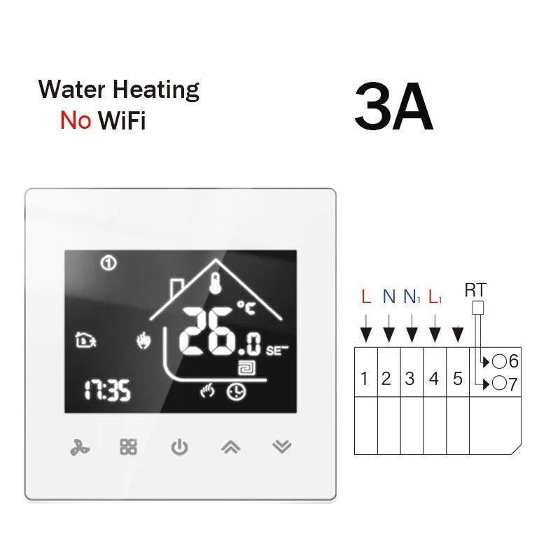 WiFi Smart Thermostat Temperature Controller Electric Floor Heating TRV Water Gas Boiler Remote Control ByTuya Alexa Google Home